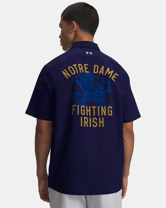 UA Gameday Armourfuse Camp Collegiate Mens Shirt - Image 2