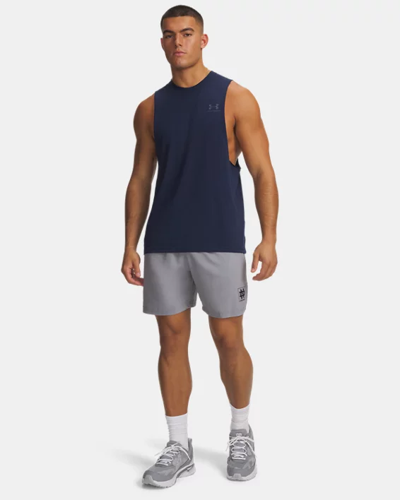 UA Woven Collegiate Graphic Mens 7 Shorts - Image 3