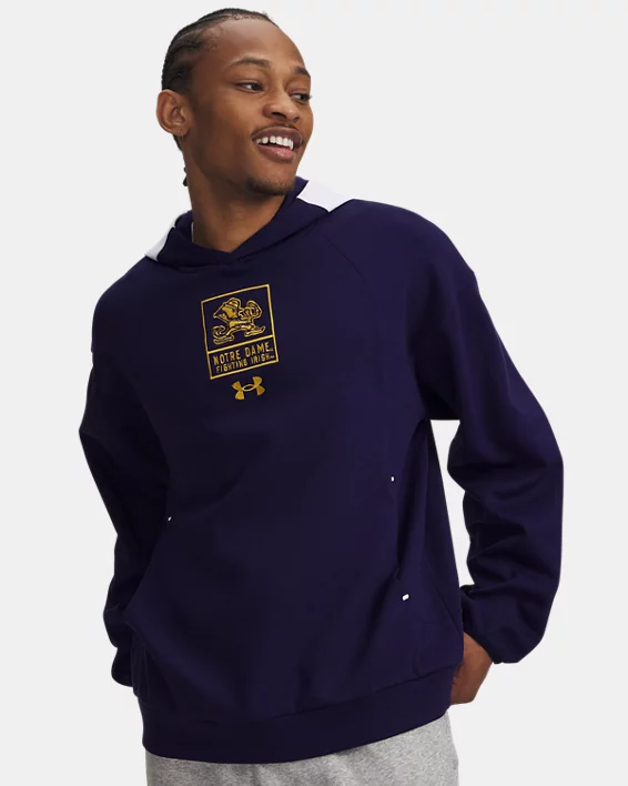 UA Gameday Icon Double Knit Fleece Collegiate Mens Hoodie