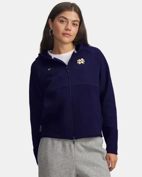 UA Unstoppable Fleece Collegiate Womens Full Zip