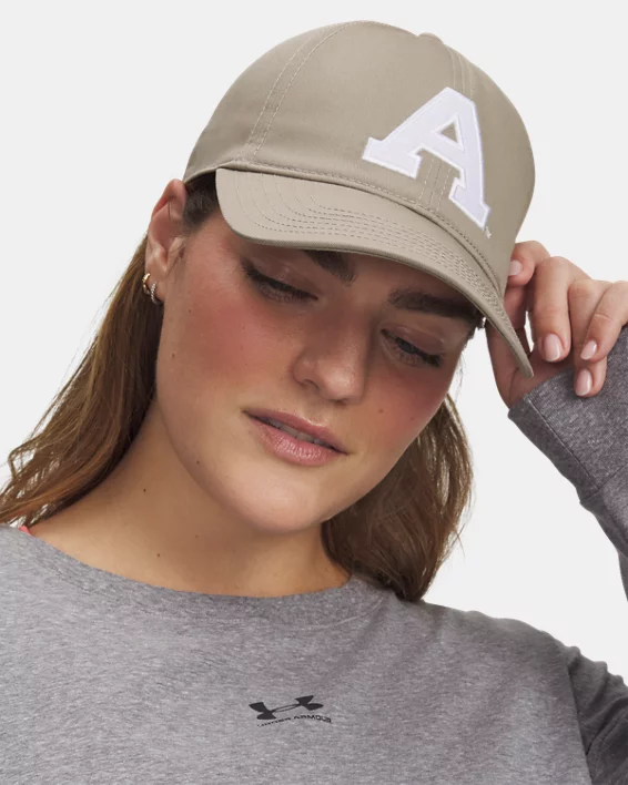 UA Garment Washed Performance Cotton Collegiate Womens Adjustable Cap - Image 3